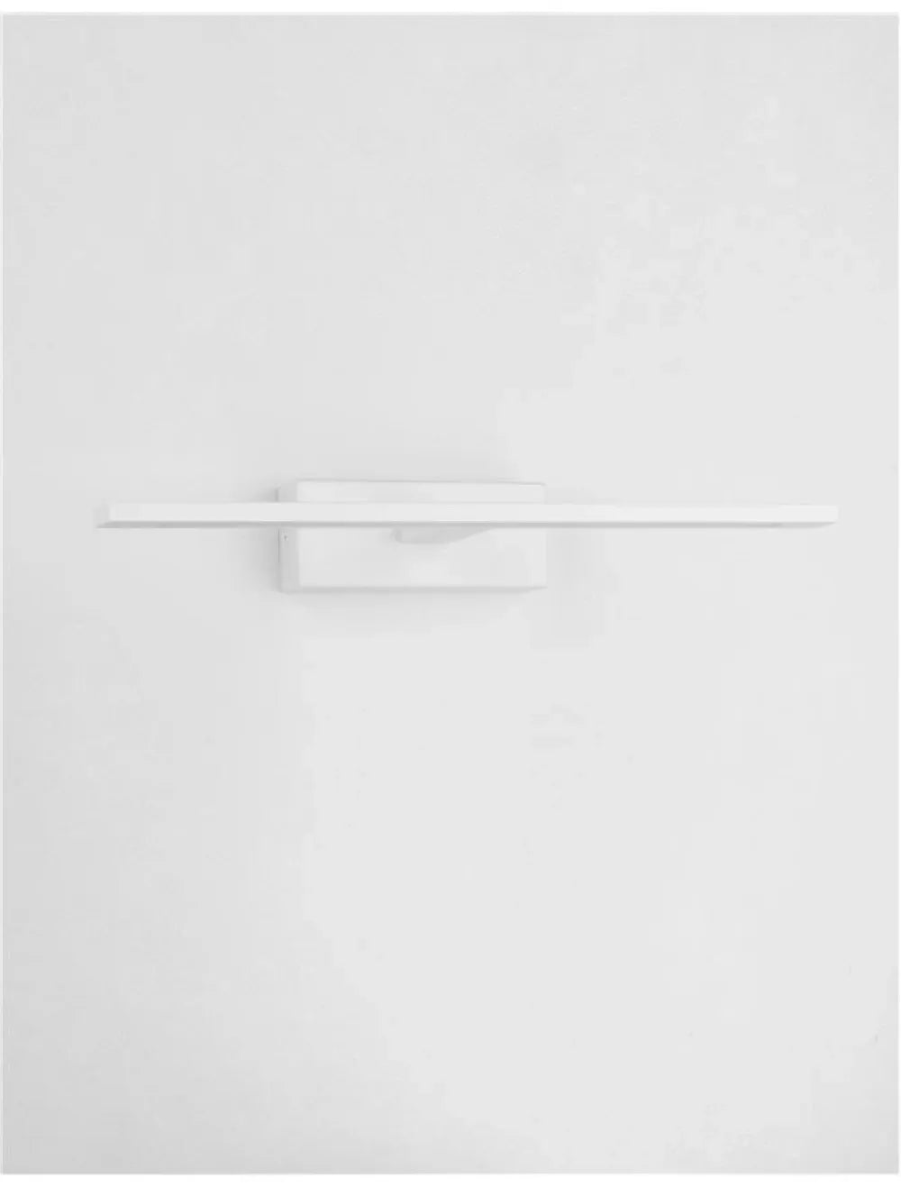 Aplica de perete structura din Aluminiu Alb si abajur din Acrilic Alb H6xL41.5cm IP44 12W 913lm 3000k MONDRIAN