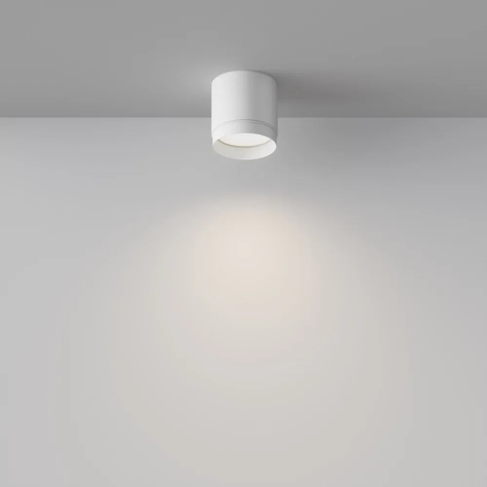 Spot aplicat din Aluminiu/Plastic Alb H8.5xD8.2cm Polar