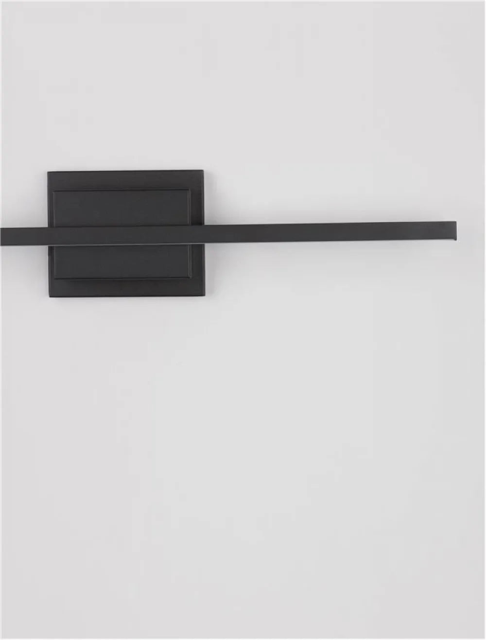 Aplica de perete din Aluminiu Negru H11.8xL60.5cm IP20 12.5W 600lm 3000k AZURE
