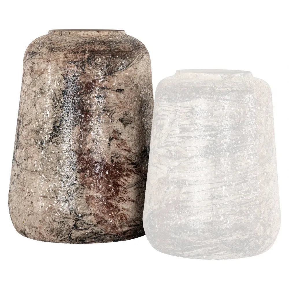 Vaza decorativa din Metal Bej D36xH49cm Dena L Richmond interiors