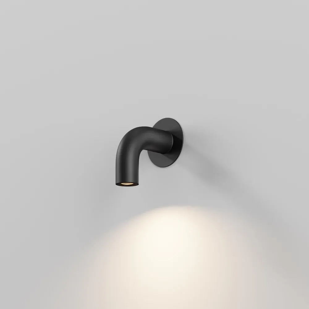 Aplica perete din Otel inoxidabil Gri grafit H10.9xL9.5cm Sleek