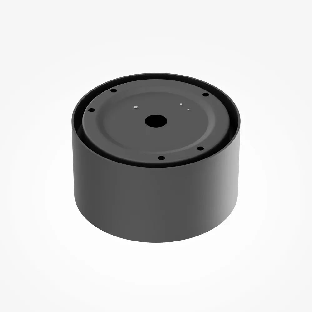 Spot aplicat din Aluminiu Negru H6.4xD12cm Vega
