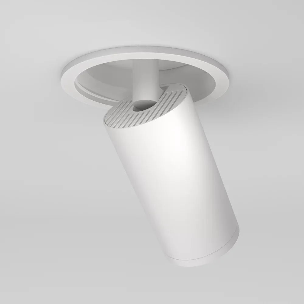 Spot incastrat din Aluminiu Alb H12xD5cm IP 20 GU10 10W FOCUS S