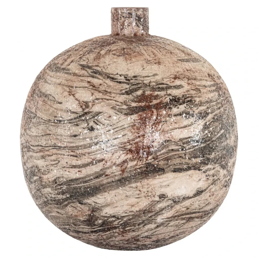 Vaza decorativa din Metal Bej D44xH48cm Devana Richmond interiors