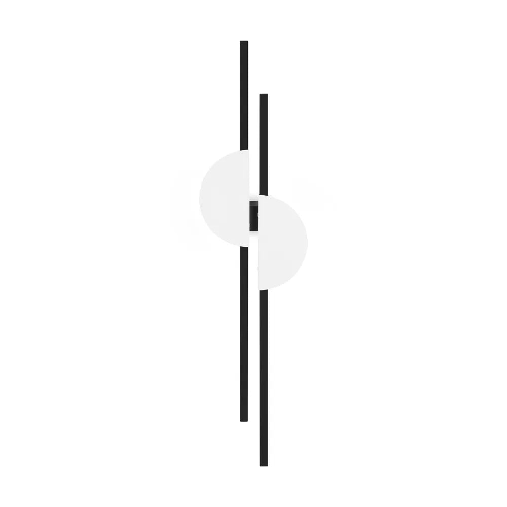 Aplica perete din Aluminiu Negru H79xL6cm Skyline