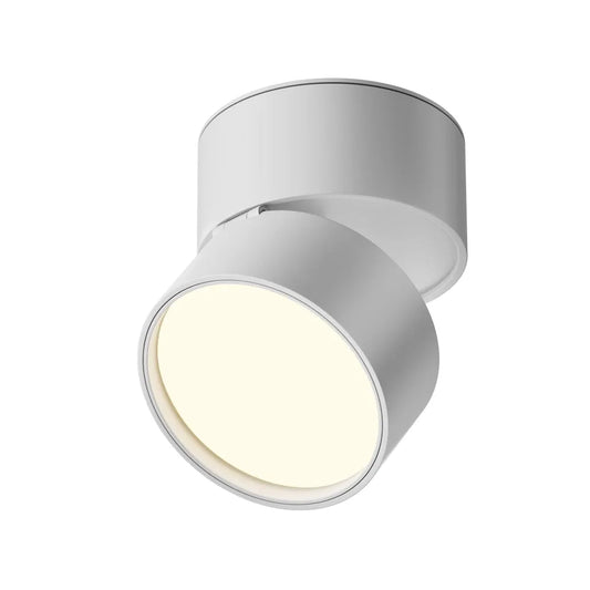 Spot aplicat din Aluminiu Alb H8xD8.5cm Onda