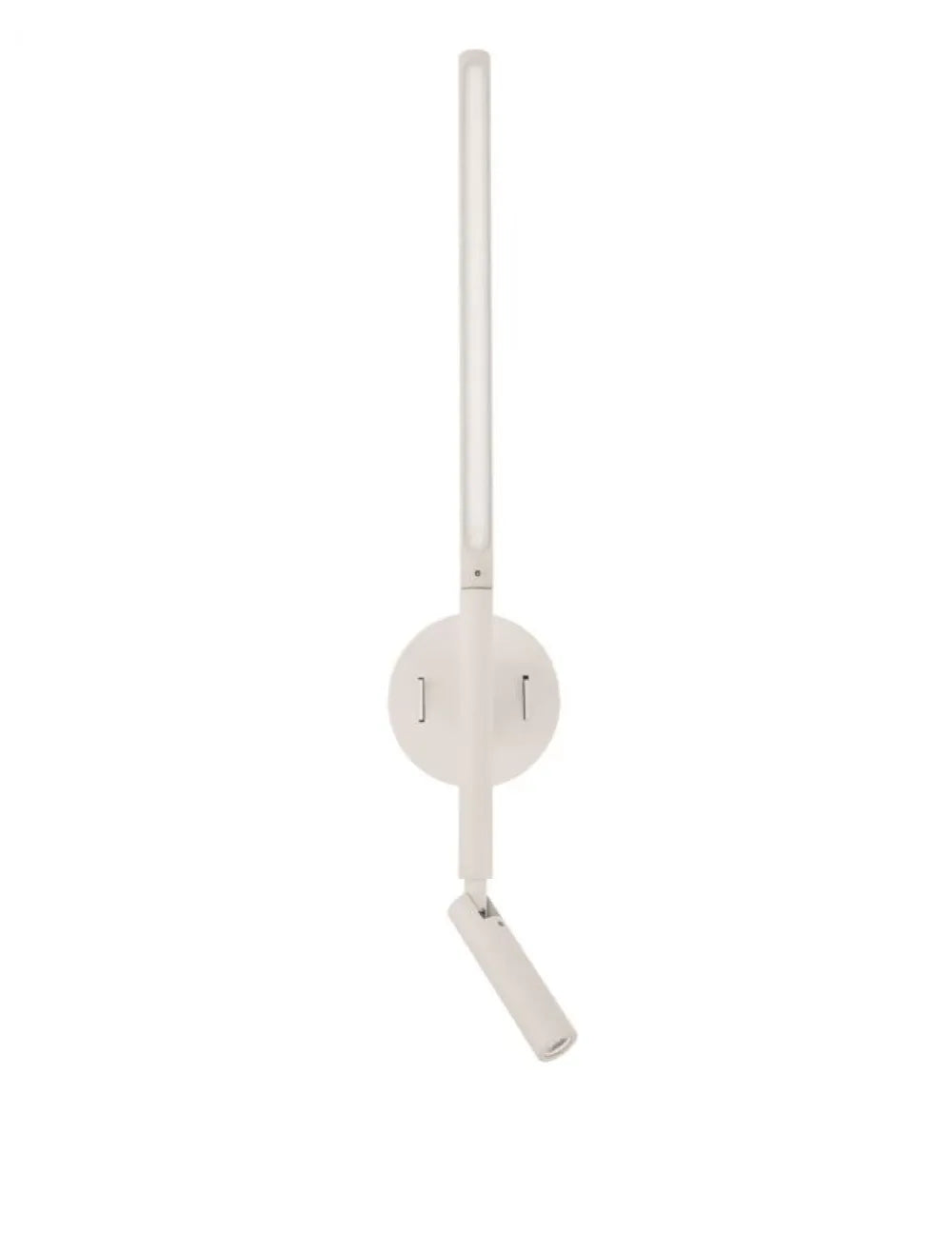 Aplica de perete structura din Aluminiu Alb si abajur din Acrilic Alb H55xL2cm IP20 9W 520lm 3000k HANDY