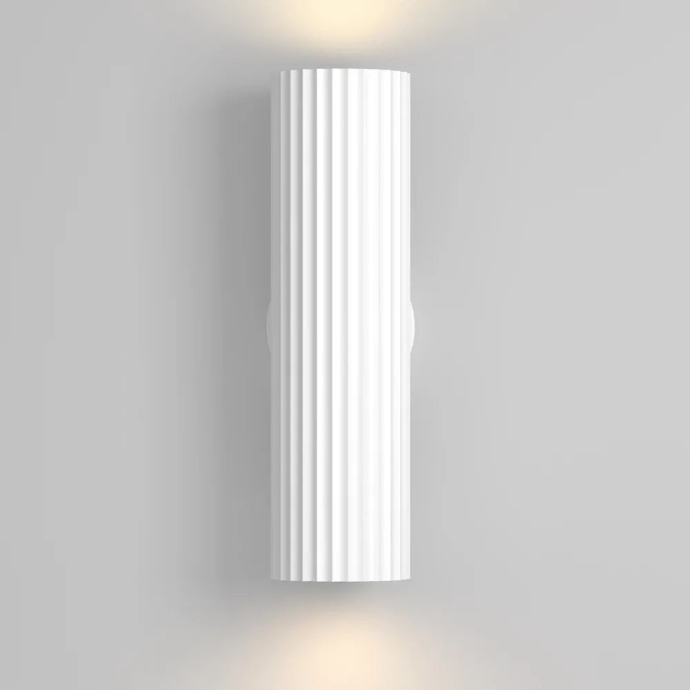 Aplica perete din Aluminiu Alb H20xD5.6cm Calipso
