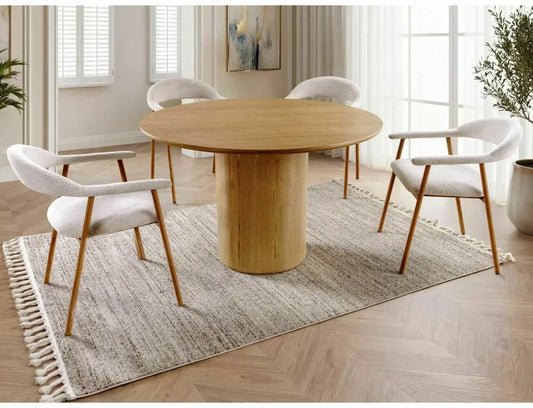 Masa rotunda din MDF+Furnir Maro D120xH76cm Rondo