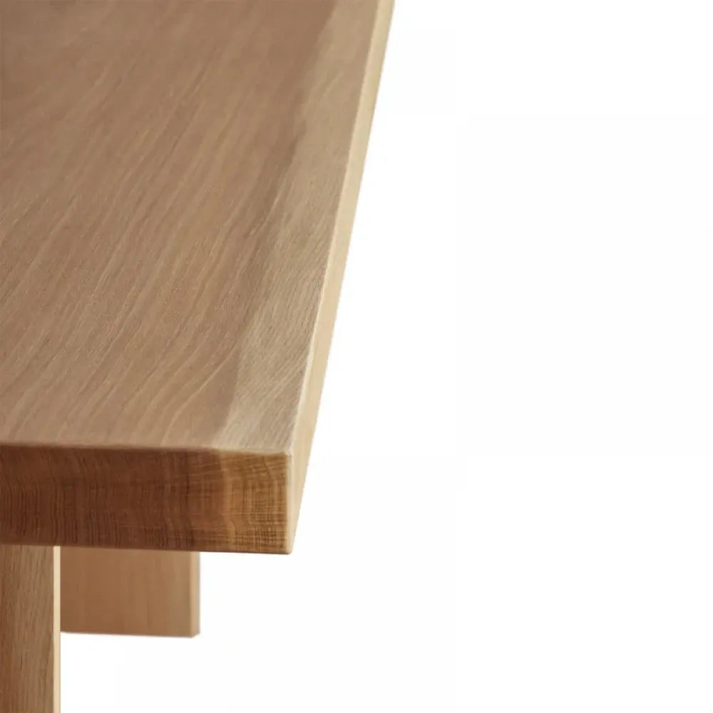 Masa dining dreptunghiulara din Lemn de Stejar in dimensiuni multiple Beams