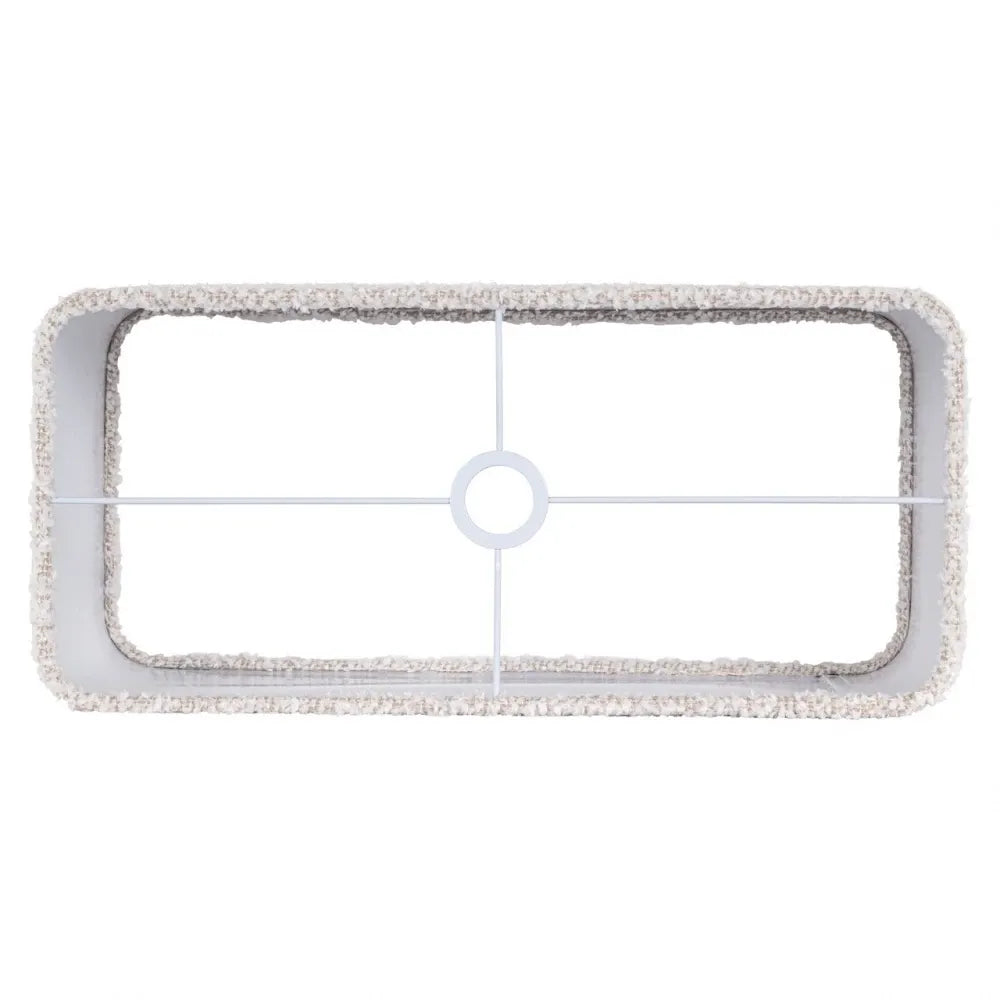 Abajur din Chenille Crem L55xH25cm Marly Richmond interiors