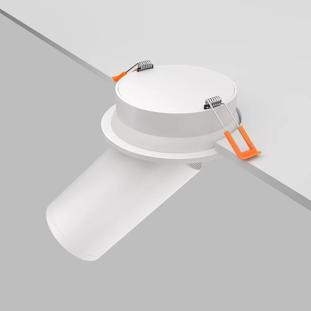 Spot incastrat din Aluminiu Alb H12xD5cm IP 20 GU10 10W FOCUS S