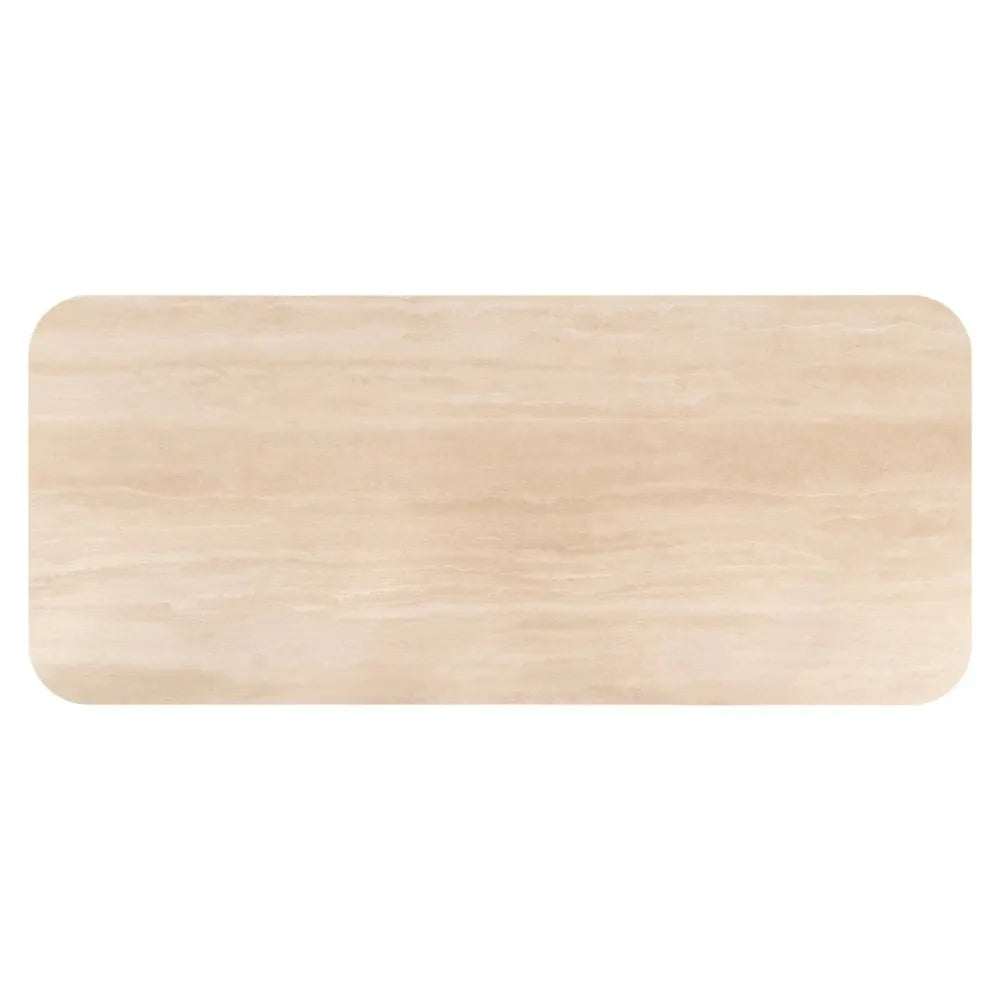 Masa din Furnir de stejar Maro si Ceramica Bej L269.5xH76cm Nando Richmond interiors