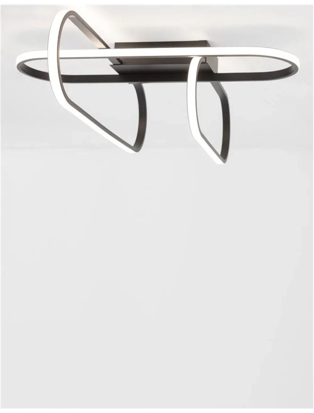 Plafoniera structura din Aluminiu Auriu si abajur din Acrilic Alb H20xL66.5cm IP20 41W 3307lm 3000k ARTE