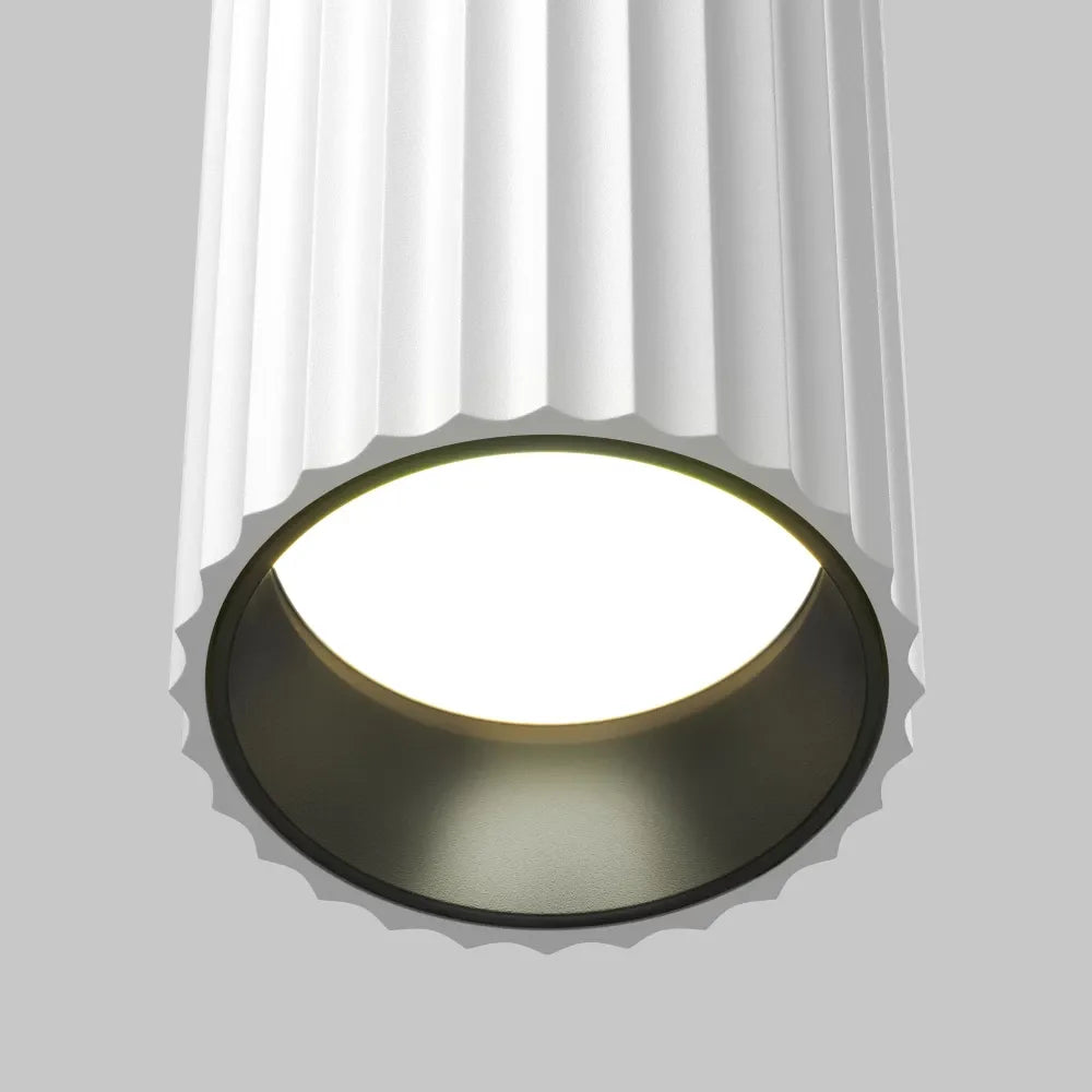 Aplica perete din Aluminiu Alb H20xD5.6cm Calipso