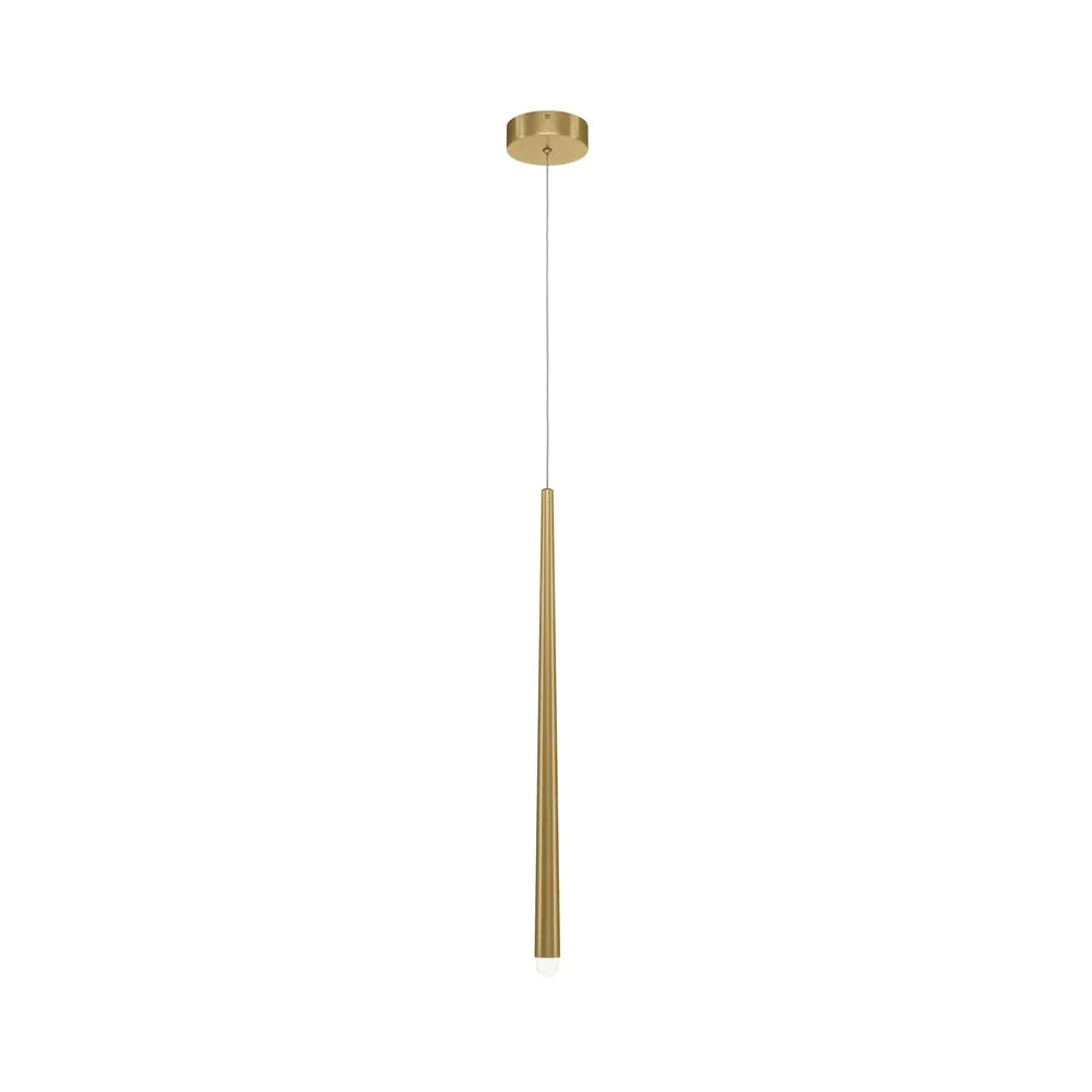 Pendul din Aluminiu Auriu D3.5xH150cm 6W 700lm 2600-3500k Cascade