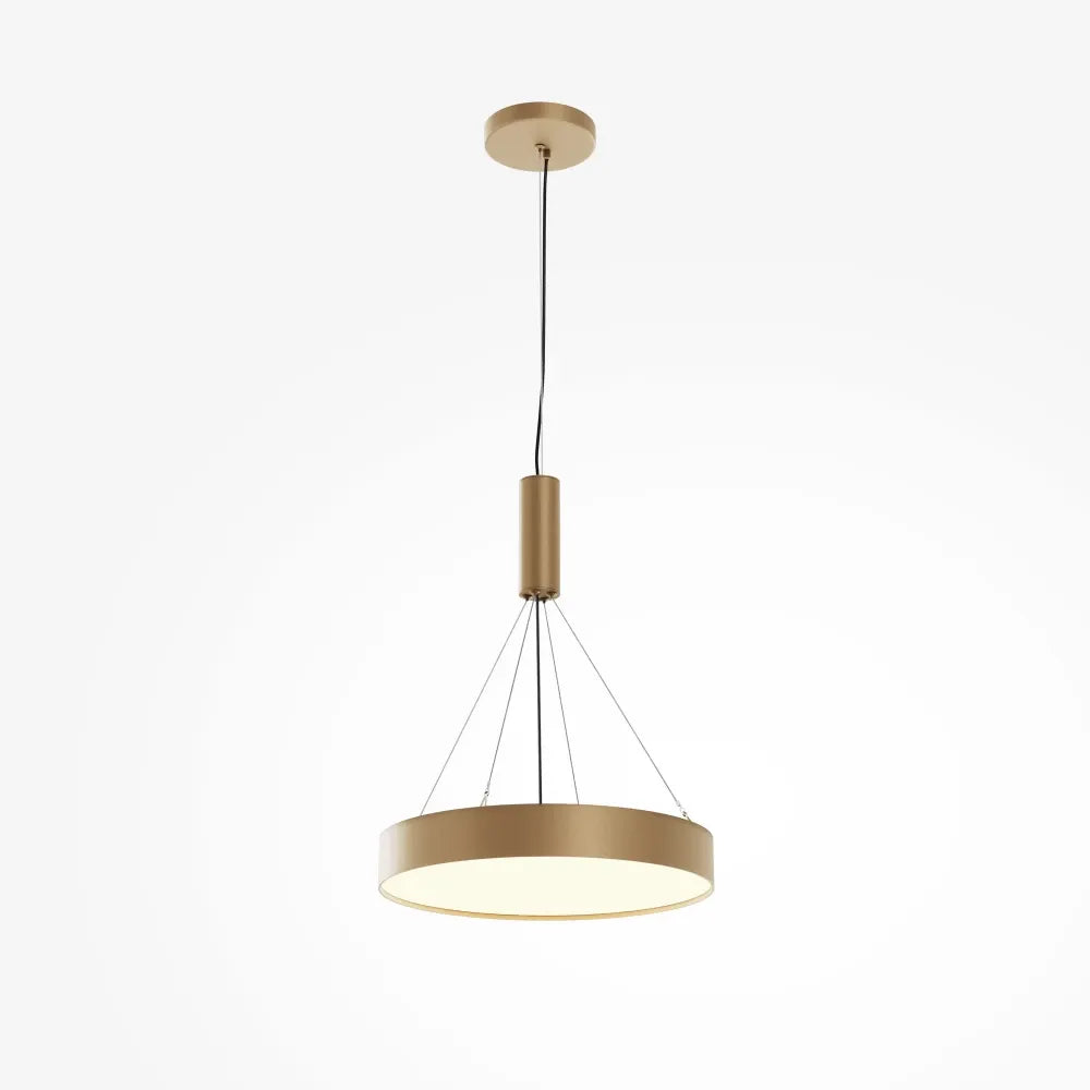 Plafoniera din Aluminiu Auriu mat H6xD40cm Zon
