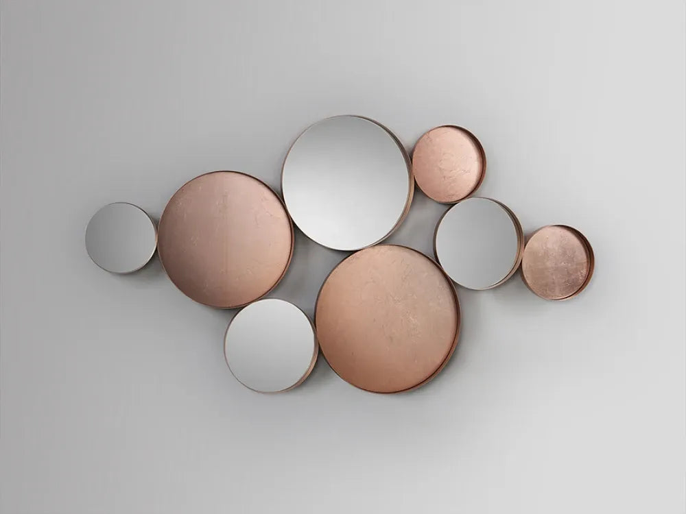 Oglinda din Metal Rosegold L164.5xH90cm Malmo