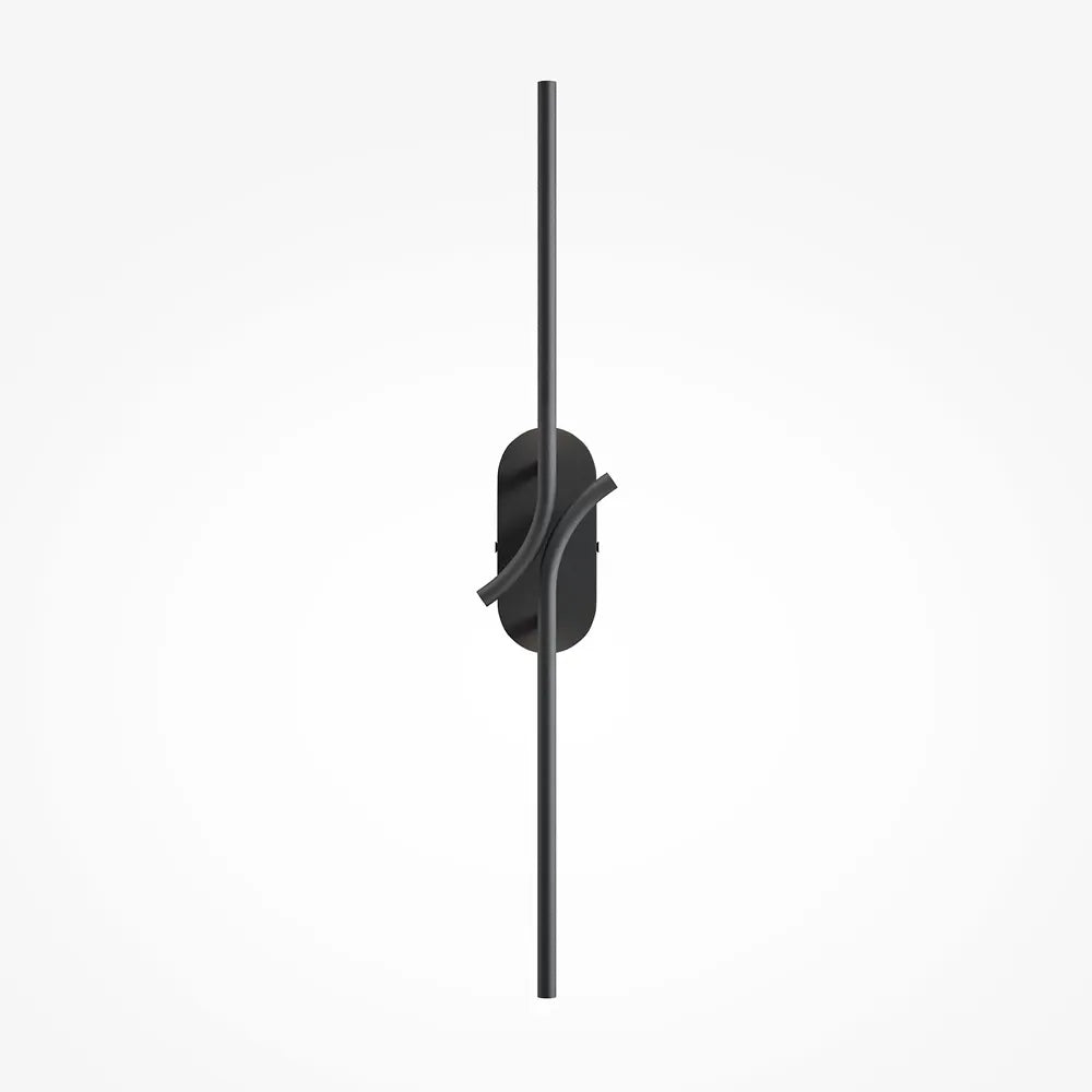 Aplica de perete din Metal Negru H63xL10cm IP20 6W 3000K Renaissance