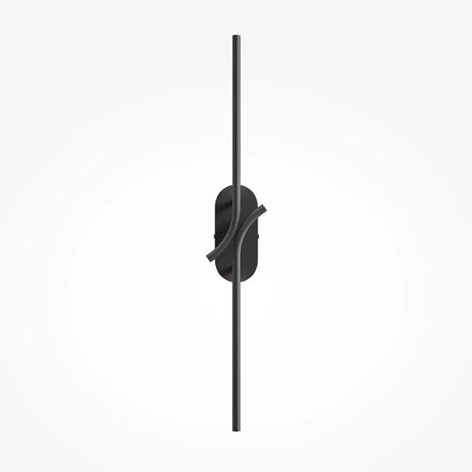 Aplica de perete din Metal Negru H63xL10cm IP20 6W 3000K Renaissance