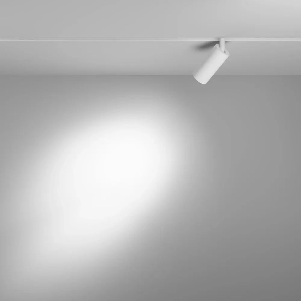 Spot pentru sina Exility din Aluminiu Alb H14.8xL10cm 5W 420lm 3000k Focus LED