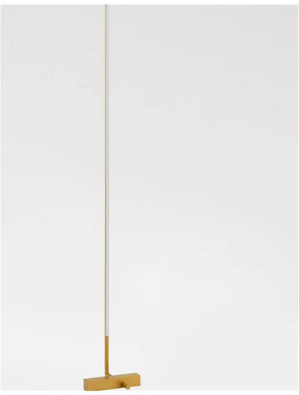 Lampa de podea structura din Metal Auriu si abajur din Acrilic Alb H140xL18cm IP20 21W 1557lm 3000k RACCIO