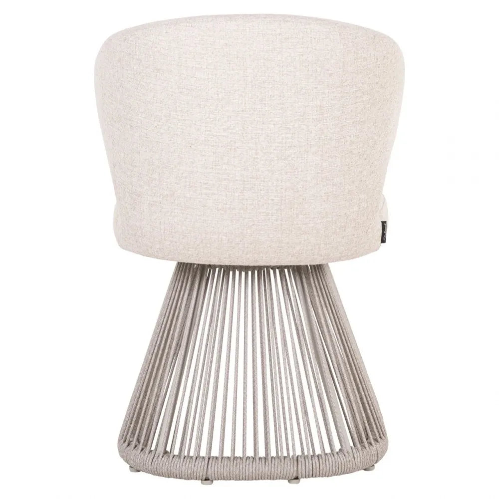 Scaun de exterior din Stofa Bej si Metal Bej L58xH81.5cm Nuba Richmond interiors