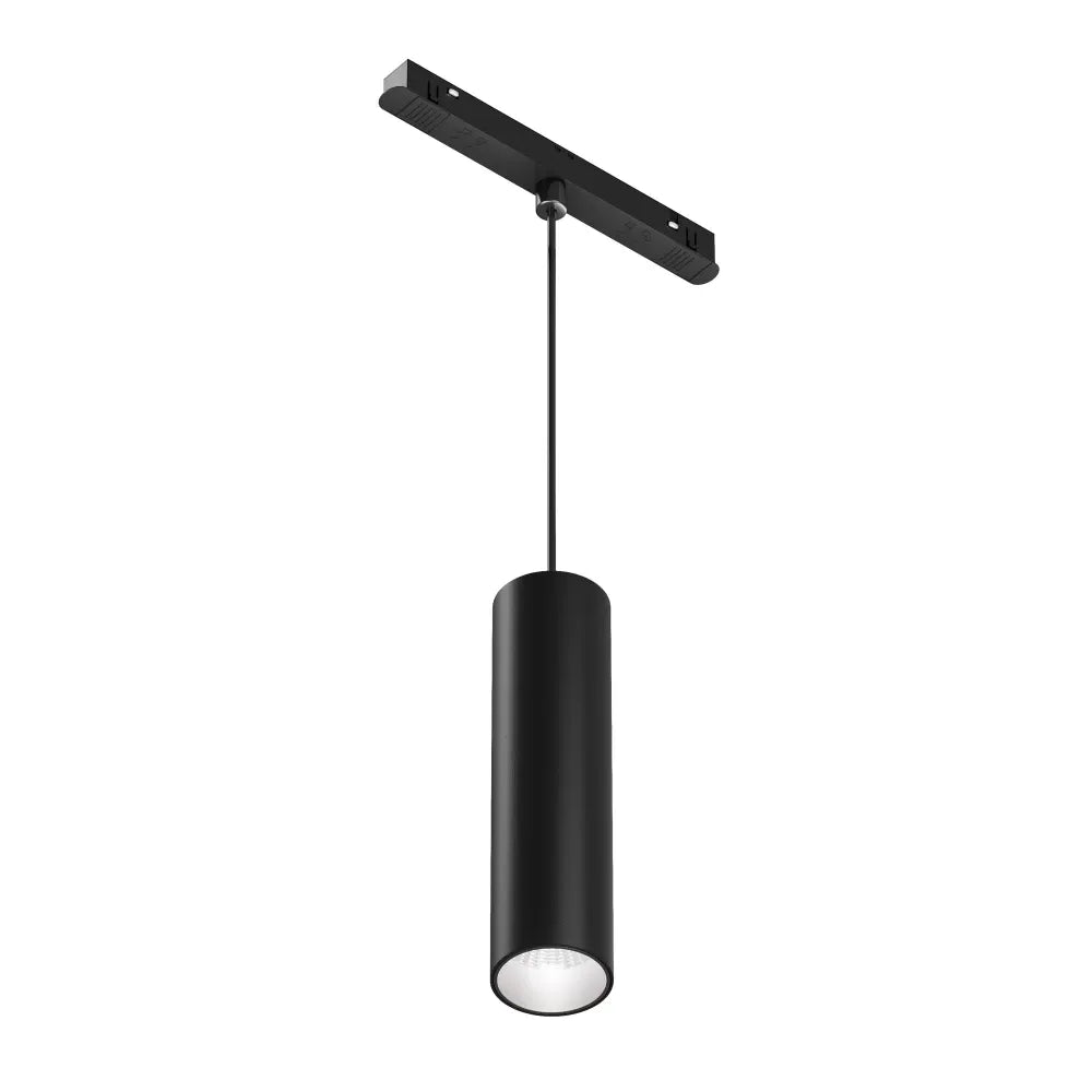 Pendul dimabil pentru sina Exility din Aluminiu Negru H20xL124cm 12W 900lm 2700-6000k Focus LED