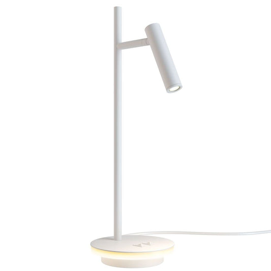 Veioza din Metal Alb D15xH45cm Estudo
