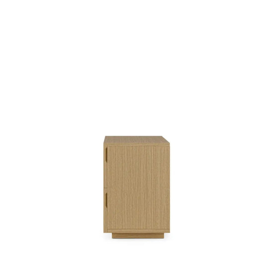 Noptiera cu sertare Borneo de culoare stejar L90xH47cm