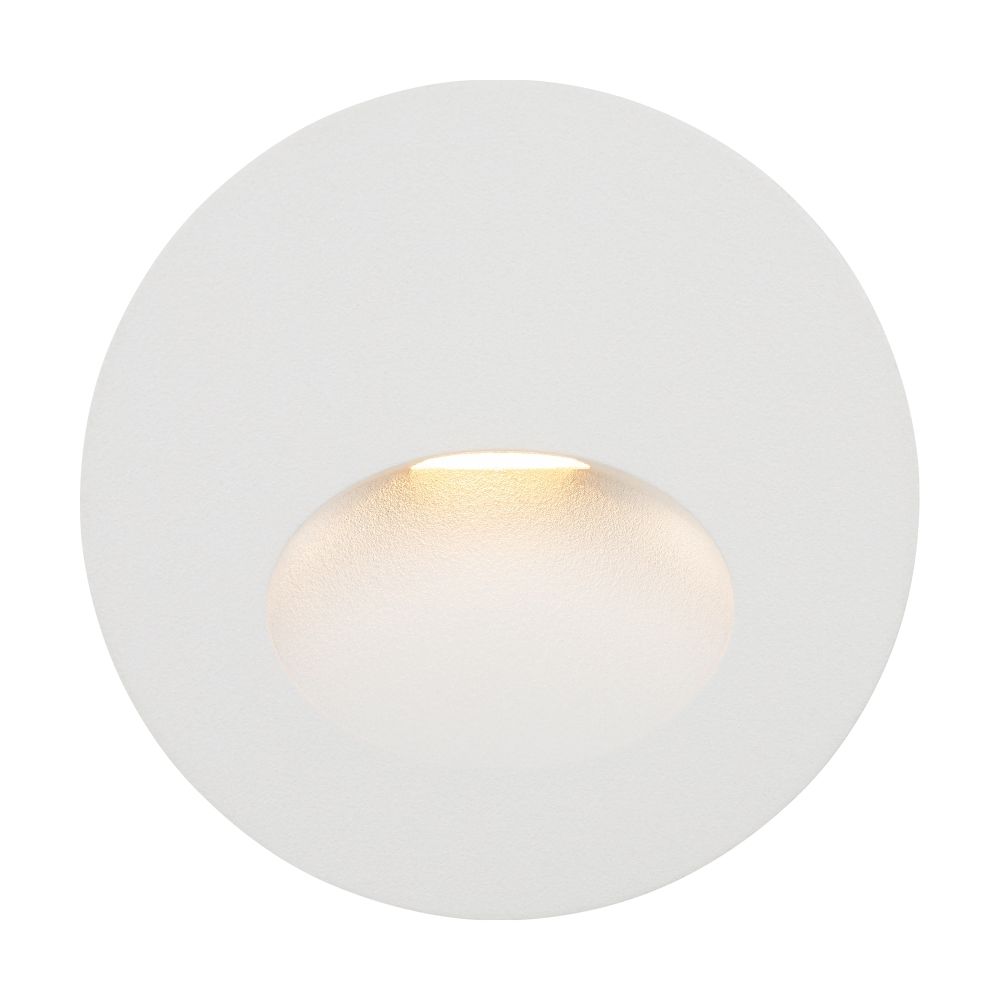 Spot incastrat pentru iluminat scari din Aluminiu Alb 3W 60lm 3000k D7xH7cm Bil