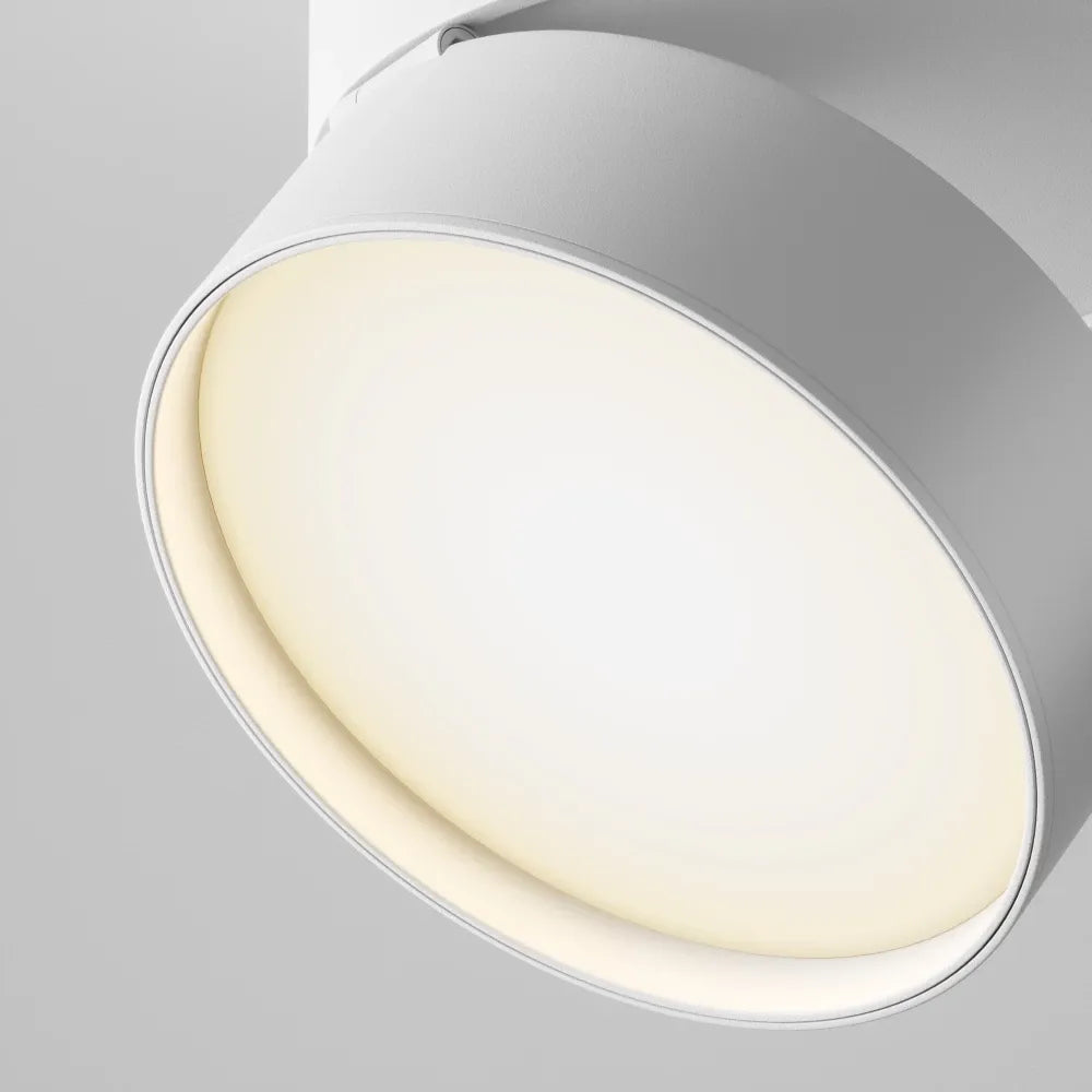Spot pentru sina Unity din Aluminiu Alb H11xD12cm 18W 1490lm 3000k ONDA