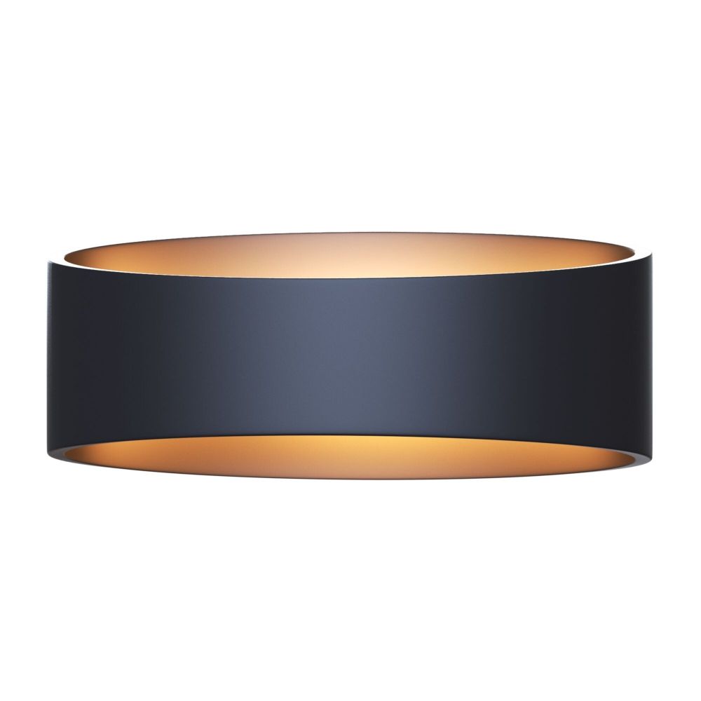 Aplica de perete din Metal Negru cu LED  L18x9xH8cm Marcus
