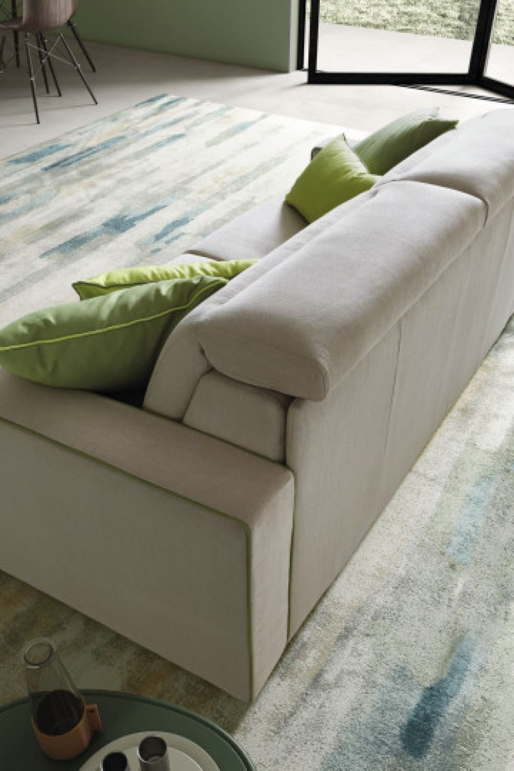 Canapea 3 locuri extensibila cu saltea 160x199cm Maxi Barbados