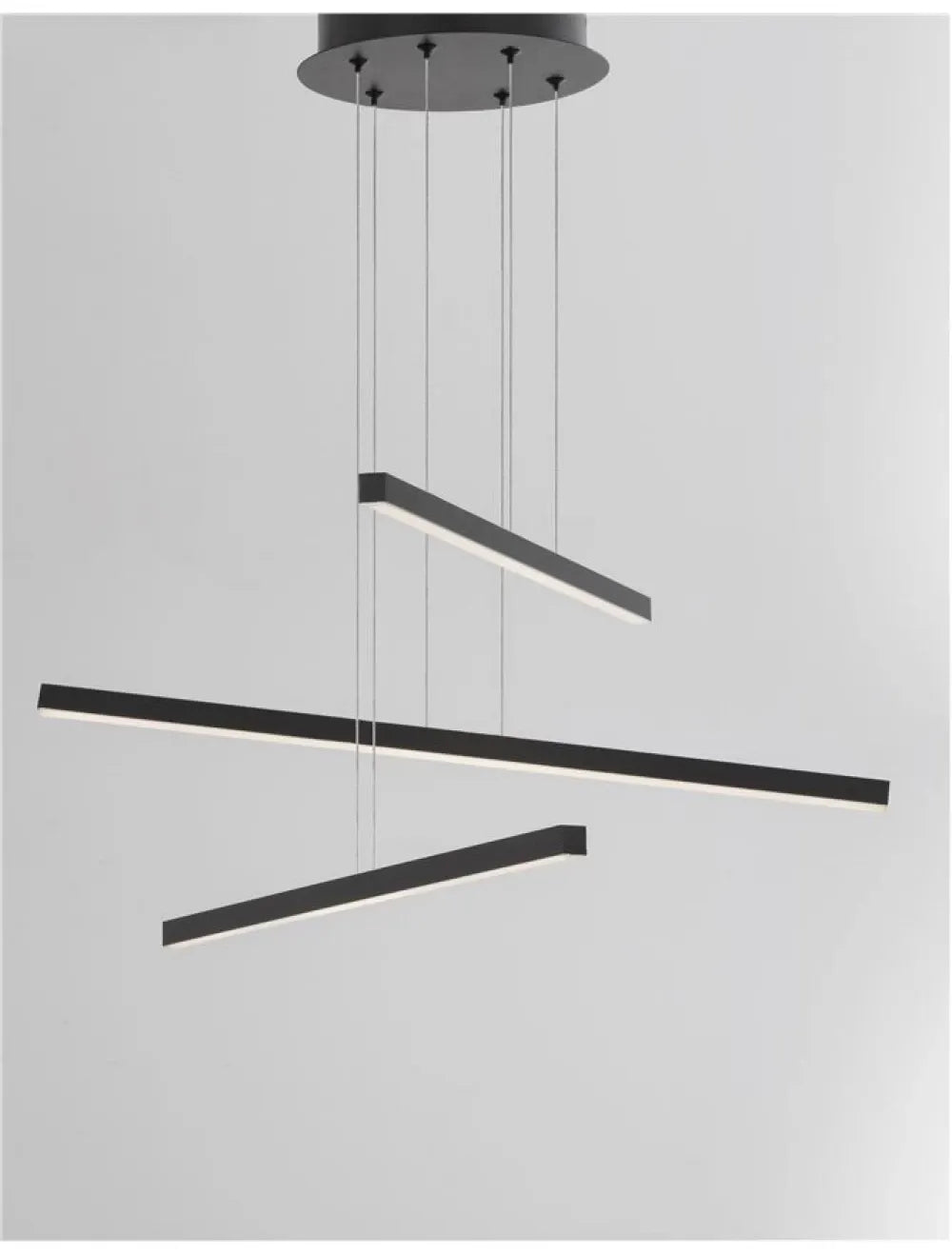Candelabru din Aluminiu Negru H180xL55cm IP20 41W 4183lm 3000k LIOR