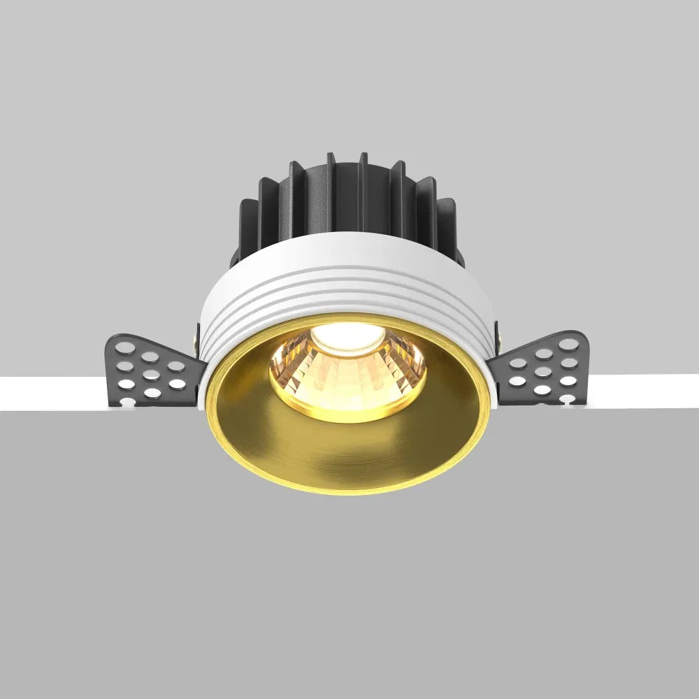 Spot incastrat din Aluminiu Alama H6xD7.4cm 12W 810lm 3000k Round