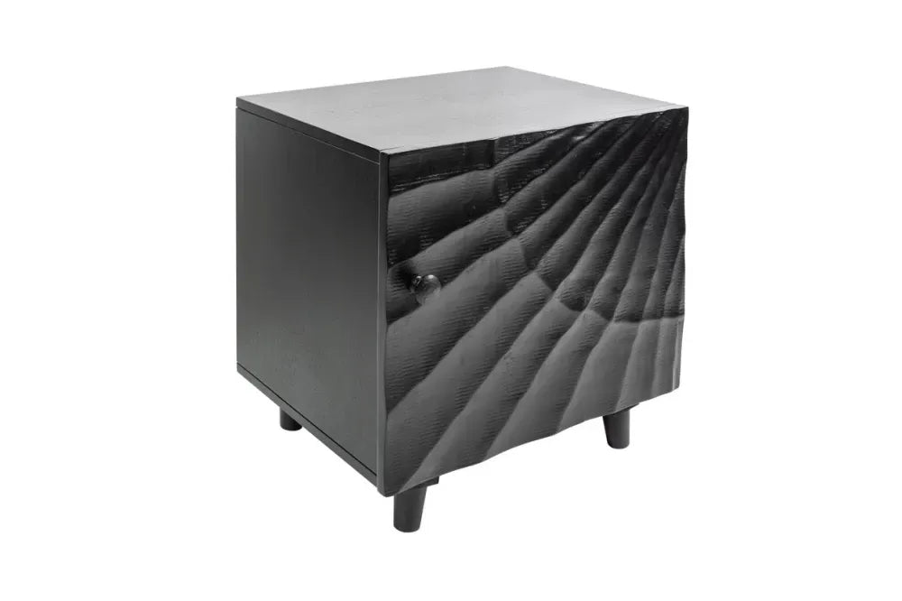 Noptiera din Lemn de mango Negru L50xH51cm Scorpion
