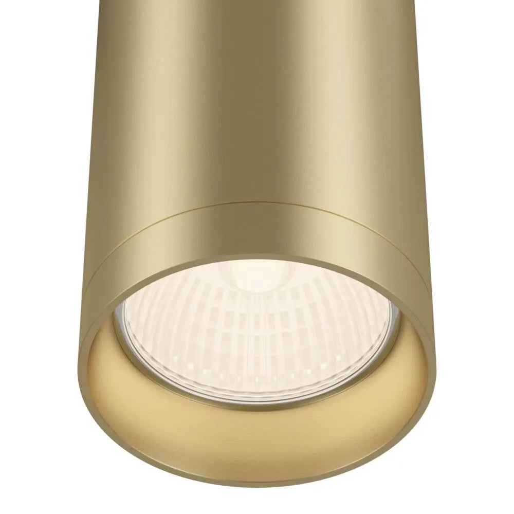Spot aplicabil din Aluminiu Auriu mat H13xD6cm IP 20 GU10 50W Focus