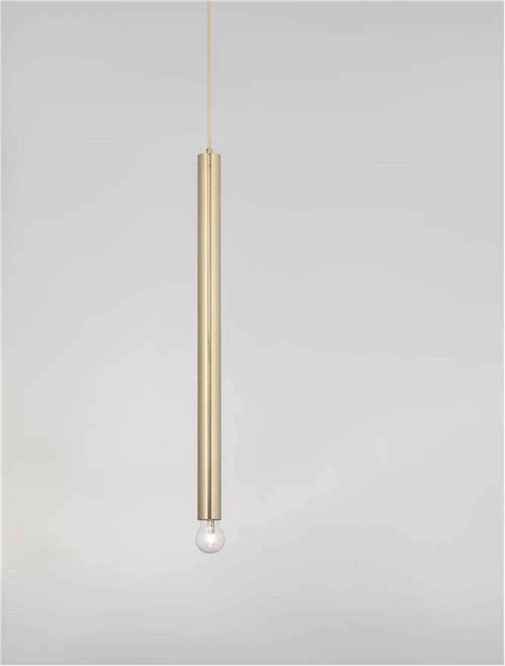 Pendul din Metal Auriu H180xL4.5cm IP20 NORWAY