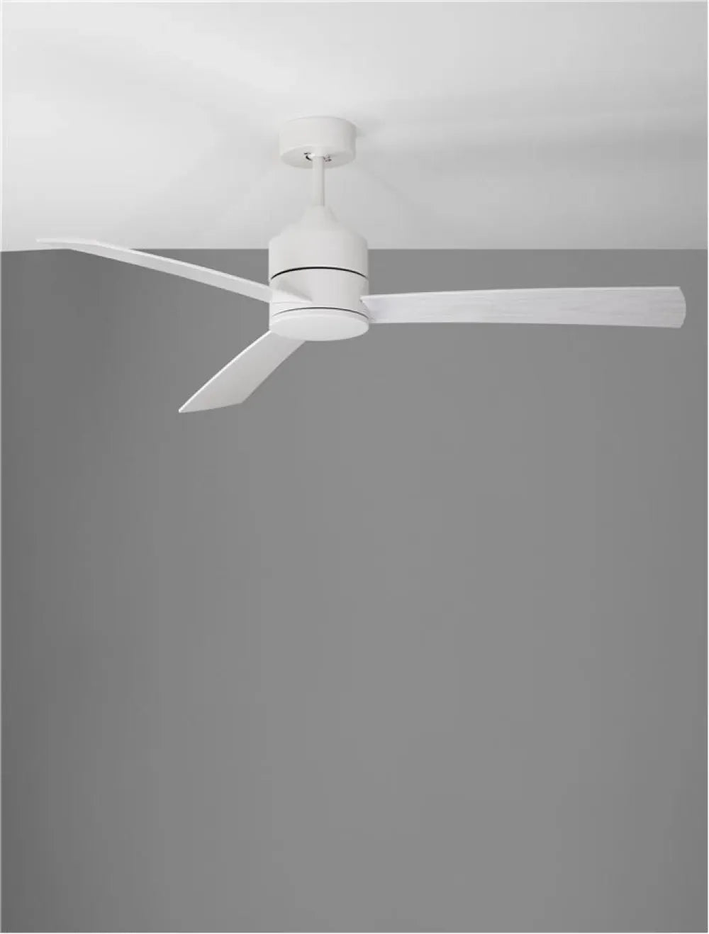 Ventilator din Aluminiu Alb H38.2xL137.1cm IP20 AXEL
