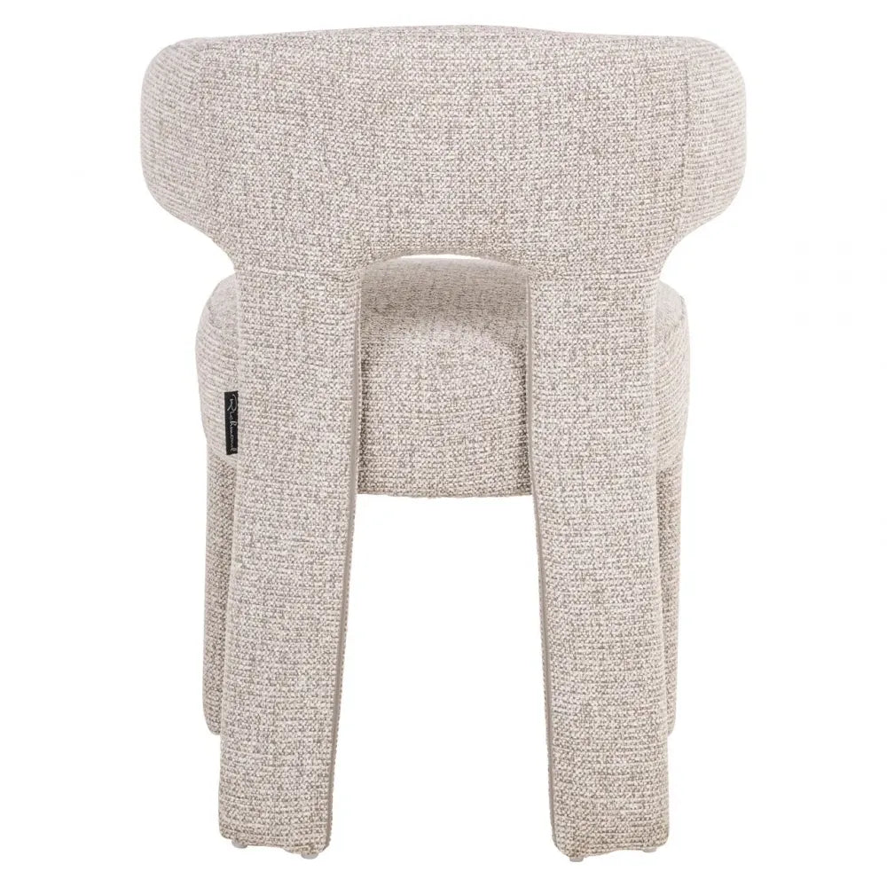 Scaun tapitat cu Stofa Bej L59.5xH78.5cm Nerio Richmond interiors