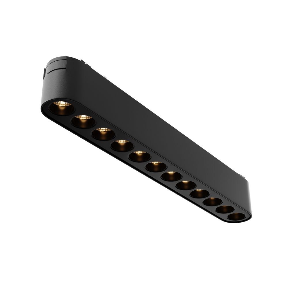 Spot pentru sina magnetica Radity din Aluminiu Negru 12W 1200lm 3000k L22xH3cm Points