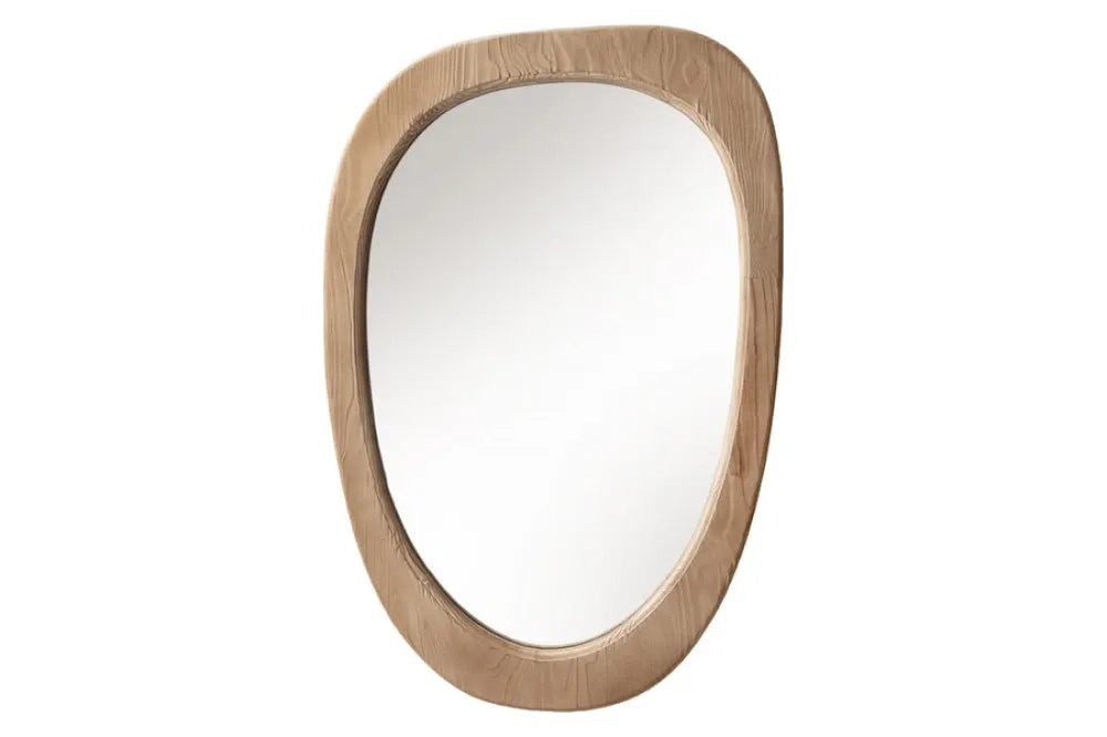 Oglinda cu rama din Lemn de pin Maro L71xH104cm ORGANIC