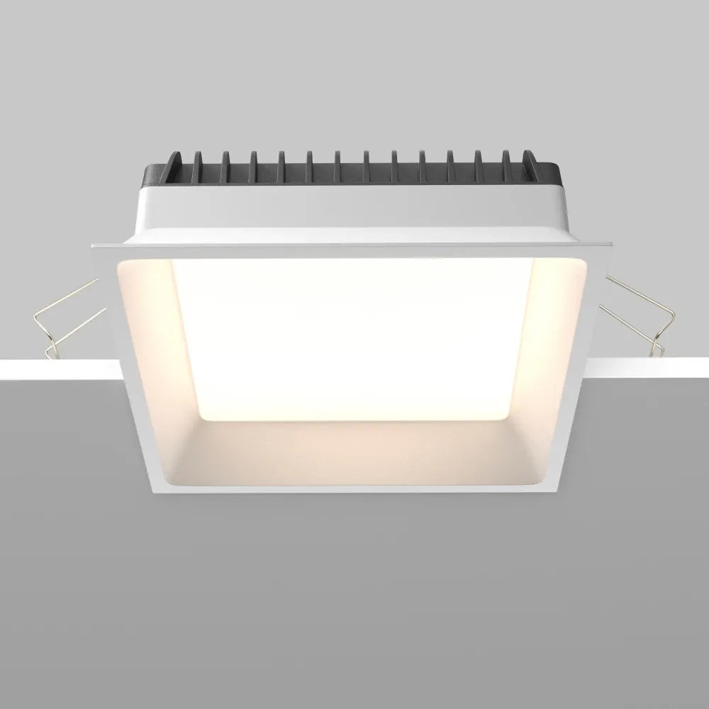 Spot incastrat din Aluminiu/plastic Alb H6xL17cm 24W Okno