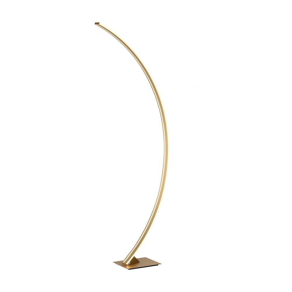 Lampa de podea din Metal Auriu cu LED L62x20xH150cm Arcus