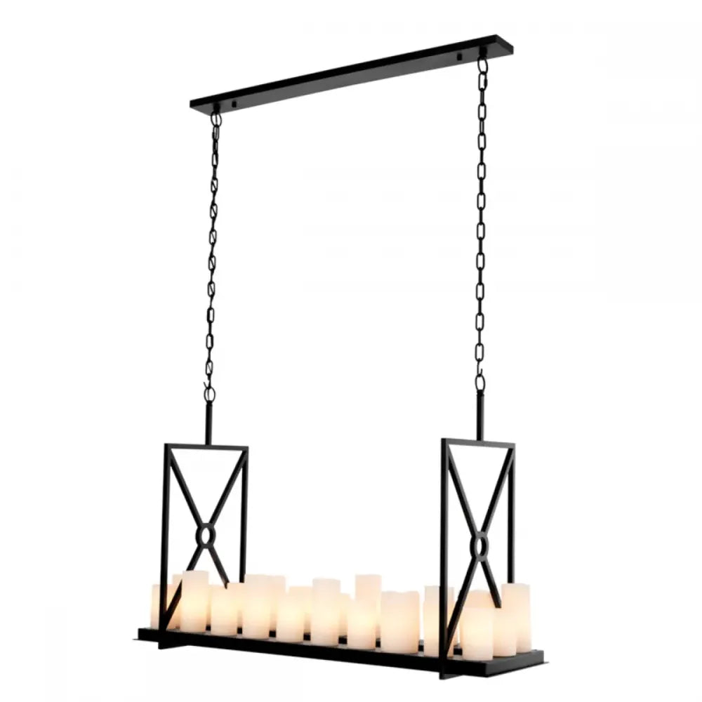 Candelabru din Metal Negru H79xL120cm Commodore Eichholtz