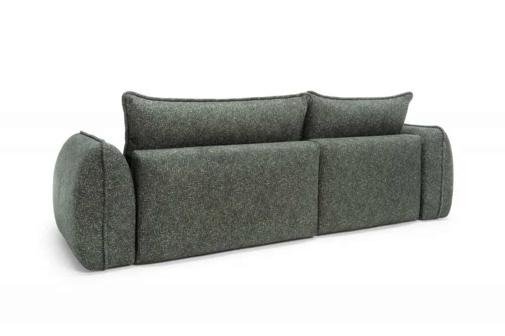 Coltar extensibil cu spatiu depozitare din Stofa Verde Visby