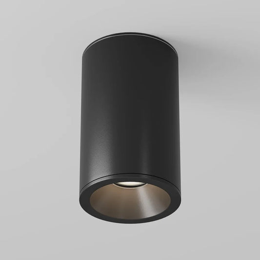 Spot aplicabil din Aluminiu Negru H10.5xD6.5cm IP 65 GU10 50W Zoom
