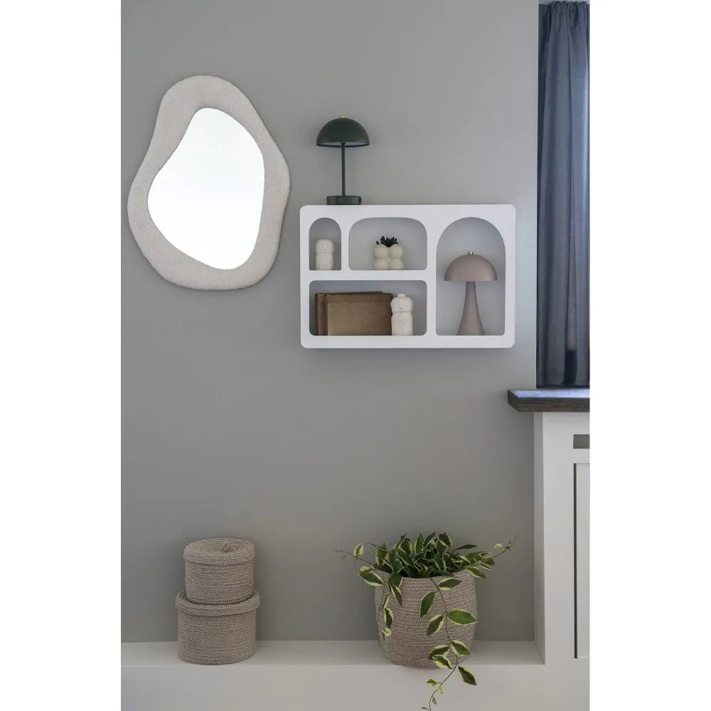 Raft de perete din MDF Alb L60xH40cm Bryne