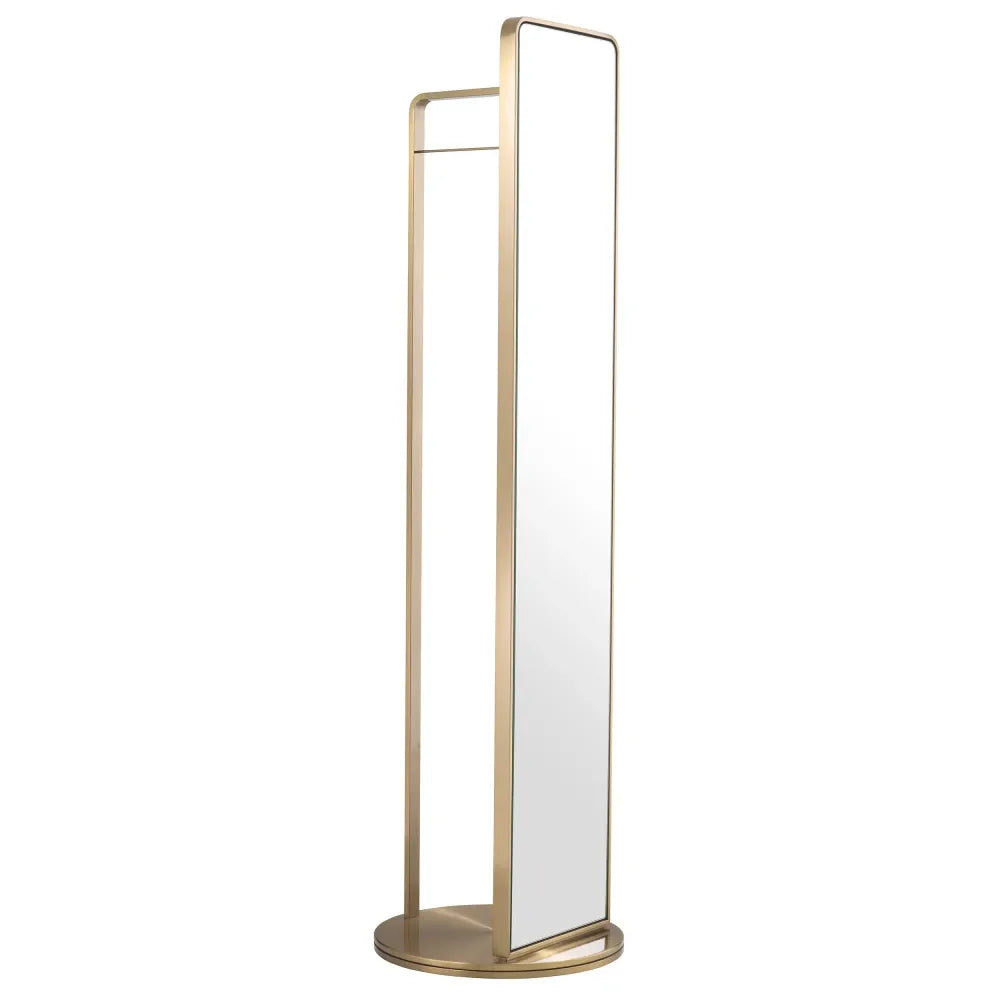 Oglinda de podea din Metal Alama D55.5cm Novo Eichholtz